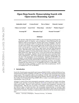 Open Deep Search: Democratizing Search with Open-source Reasoning Agents
