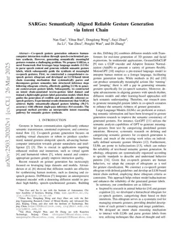 SARGes: Semantically Aligned Reliable Gesture Generation via Intent Chain