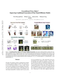 Unconditional Priors Matter! Improving Conditional Generation of Fine-Tuned Diffusion Models