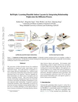 HierRelTriple: Guiding Indoor Layout Generation with Hierarchical Relationship Triplet Losses