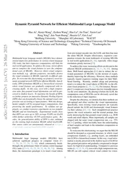 Dynamic Pyramid Network for Efficient Multimodal Large Language Model