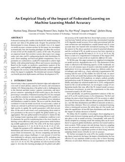 An Empirical Study of the Impact of Federated Learning on Machine Learning Model Accuracy