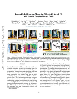 Feature4X: Bridging Any Monocular Video to 4D Agentic AI with Versatile Gaussian Feature Fields