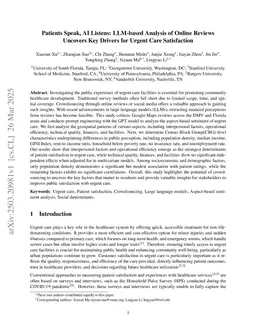 Patients Speak, AI Listens: LLM-based Analysis of Online Reviews Uncovers Key Drivers for Urgent Care Satisfaction