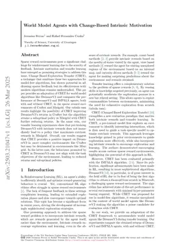 World Model Agents with Change-Based Intrinsic Motivation