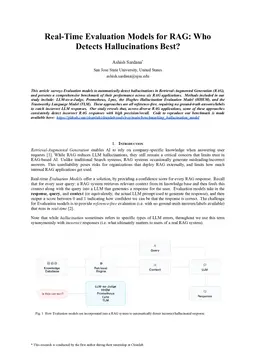 Real-Time Evaluation Models for RAG: Who Detects Hallucinations Best?