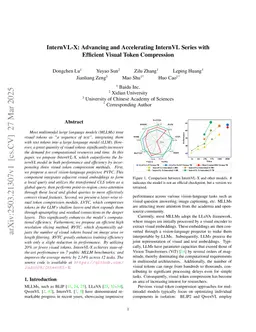 InternVL-X: Advancing and Accelerating InternVL Series with Efficient Visual Token Compression
