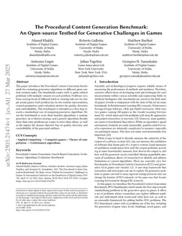 The Procedural Content Generation Benchmark: An Open-source Testbed for Generative Challenges in Games