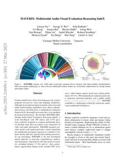 MAVERIX: Multimodal Audio-Visual Evaluation and Recognition IndeX