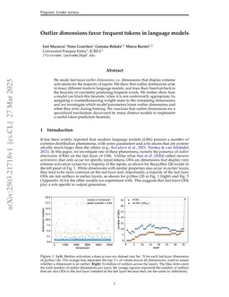 Not a nuisance but a useful heuristic: Outlier dimensions favor frequent tokens in language models