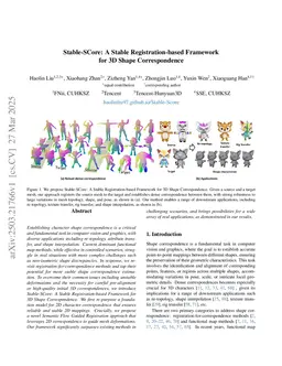 Stable-SCore: A Stable Registration-based Framework for 3D Shape Correspondence