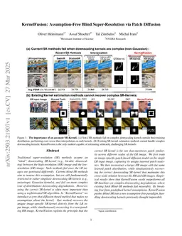 KernelFusion: Assumption-Free Blind Super-Resolution via Patch Diffusion
