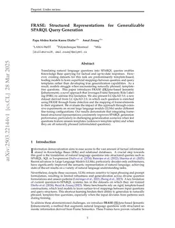 FRASE: Structured Representations for Generalizable SPARQL Query Generation