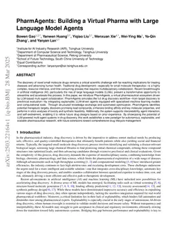 PharmAgents: Building a Virtual Pharma with Large Language Model Agents
