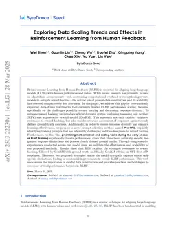 Exploring Data Scaling Trends and Effects in Reinforcement Learning from Human Feedback