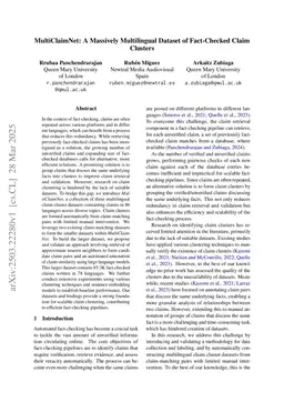 MultiClaimNet: A Massively Multilingual Dataset of Fact-Checked Claim Clusters