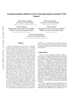 Ice-FMBench: A Foundation Model Benchmark for Sea Ice Type Segmentation