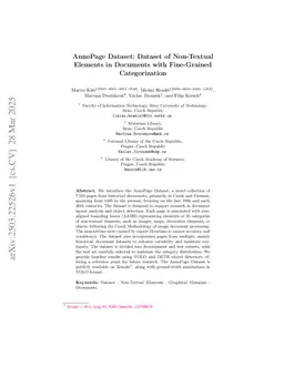 AnnoPage Dataset: Dataset of Non-Textual Elements in Documents with Fine-Grained Categorization