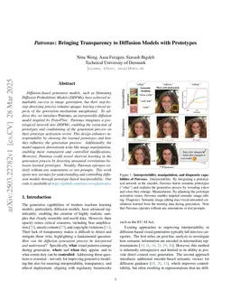 Patronus: Interpretable Diffusion Models with Prototypes