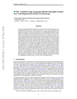 SUV: Scalable Large Language Model Copyright Compliance with Regularized Selective Unlearning