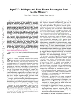 SuperEIO: Self-Supervised Event Feature Learning for Event Inertial Odometry