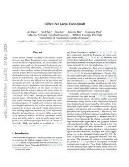 LSNet: See Large, Focus Small