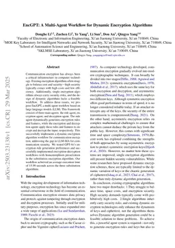 EncGPT: A Multi-Agent Workflow for Dynamic Encryption Algorithms