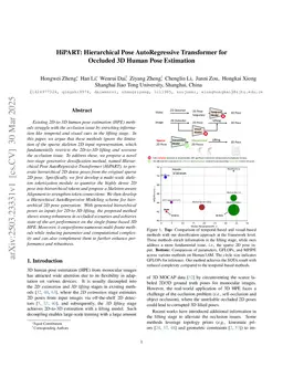 HiPART: Hierarchical Pose AutoRegressive Transformer for Occluded 3D Human Pose Estimation