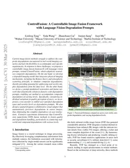 ControlFusion: A Controllable Image Fusion Framework with Language-Vision Degradation Prompts