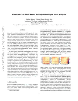 KernelDNA: Dynamic Kernel Sharing via Decoupled Naive Adapters