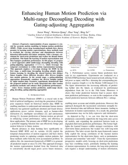 Enhancing Human Motion Prediction via Multi-range Decoupling Decoding with Gating-adjusting Aggregation