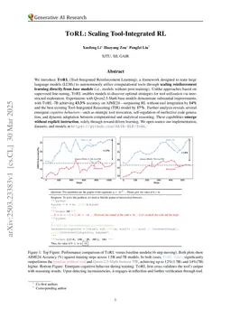 ToRL: Scaling Tool-Integrated RL