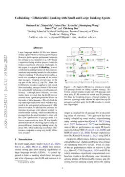 CoRanking: Collaborative Ranking with Small and Large Ranking Agents