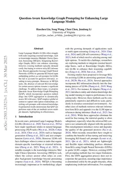 Question-Aware Knowledge Graph Prompting for Enhancing Large Language Models