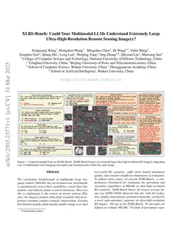 XLRS-Bench: Could Your Multimodal LLMs Understand Extremely Large Ultra-High-Resolution Remote Sensing Imagery?