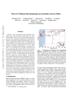 Pan-LUT: Efficient Pan-sharpening via Learnable Look-Up Tables