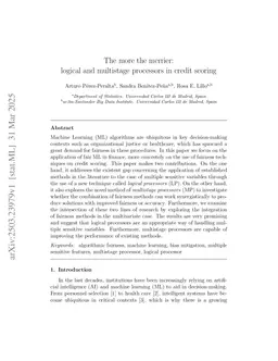 The more the merrier: logical and multistage processors in credit scoring