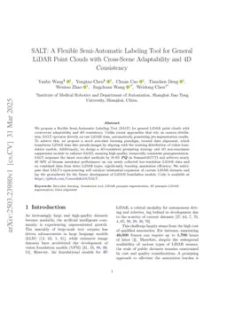 SALT: A Flexible Semi-Automatic Labeling Tool for General LiDAR Point Clouds with Cross-Scene Adaptability and 4D Consistency