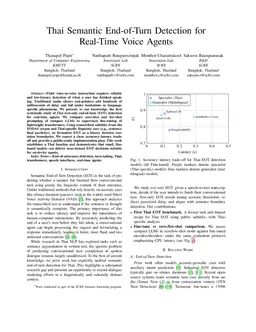 Thai Semantic End-of-Turn Detection for Real-Time Voice Agents