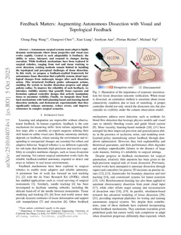 Feedback Matters: Augmenting Autonomous Dissection with Visual and Topological Feedback