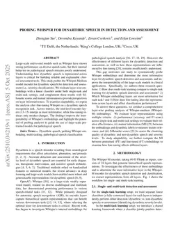 Probing Whisper for Dysarthric Speech in Detection and Assessment