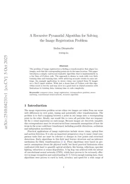 A Recursive Pyramidal Algorithm for Solving the Image Registration Problem