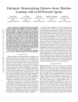 FairAgent: Democratizing Fairness-Aware Machine Learning with LLM-Powered Agents