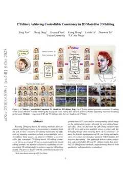C3Editor: Achieving Controllable Consistency in 2D Model for 3D Editing