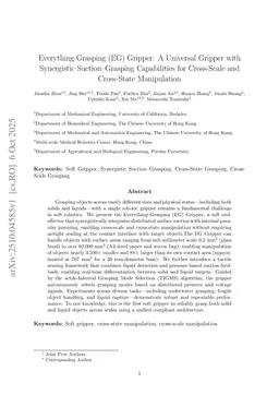 Everything-Grasping (EG) Gripper: A Universal Gripper with Synergistic Suction-Grasping Capabilities for Cross-Scale and Cross-State Manipulation