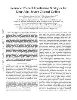 Semantic Channel Equalization Strategies for Deep Joint Source-Channel Coding