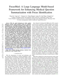 FocusMed: A Large Language Model-based Framework for Enhancing Medical Question Summarization with Focus Identification
