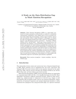 A Study on the Data Distribution Gap in Music Emotion Recognition