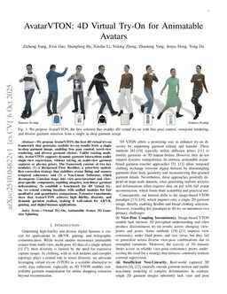 AvatarVTON: 4D Virtual Try-On for Animatable Avatars