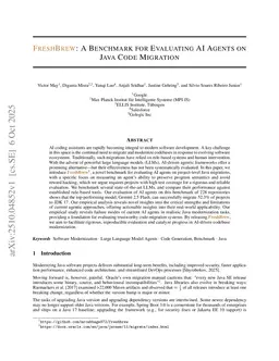 FreshBrew: A Benchmark for Evaluating AI Agents on Java Code Migration